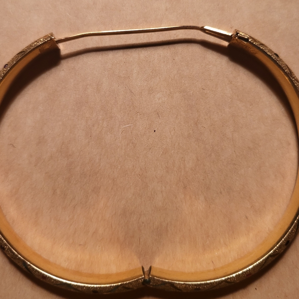Vintage 14k Gold Bangle Only - Picture 3 of 3